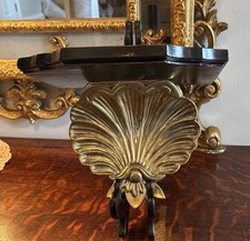 Vintage Large Wood Wall Shelf