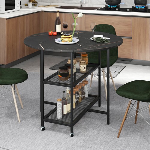Round kitchen table modern - kitchen,