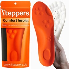 Original Steppers Comfort Boosting Massage Insoles for Heel & Plantar Fasciitis