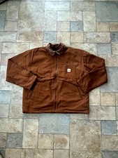 Carhartt Detroit Jacket - Size L - Brown - Fresh Rework