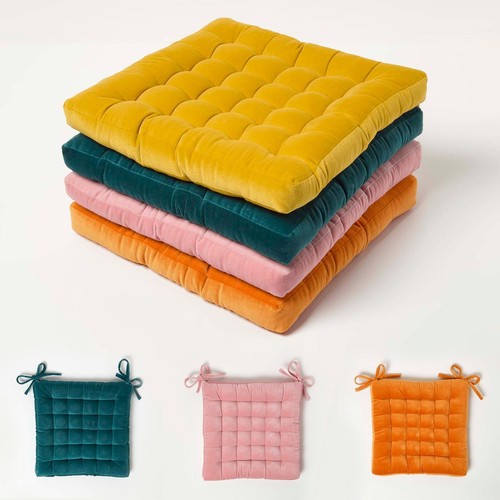 Quilted velvet dining chair - quilted,