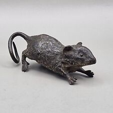 Austrian Cold Painted Bronze Rat or Mouse Stamped Depose Geschutzt