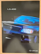 Lexus LS 400 Foldout Sales