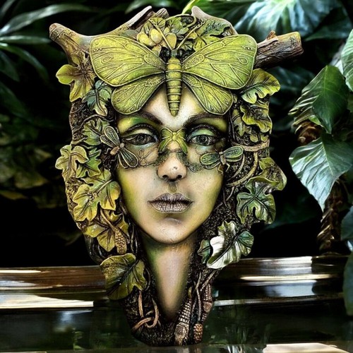 Greenman tree spirit wall - greenman,