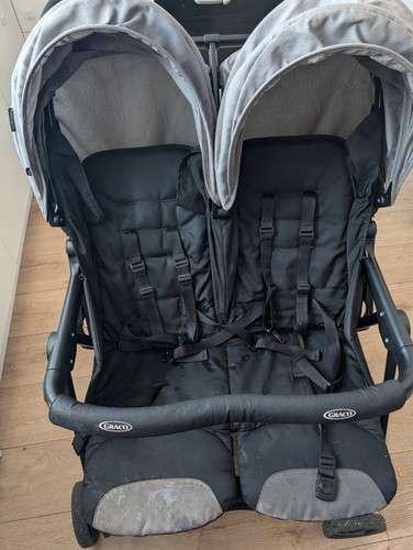 Double graco grey and black - double,