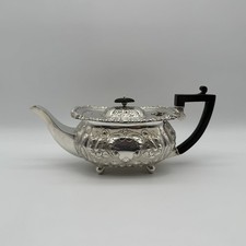 Heavy Edwardian Silver Teapot