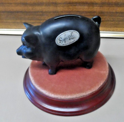 Sylvac ware black - black, pig