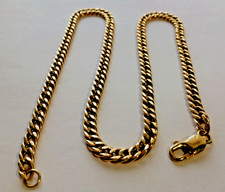 9CT YELLOW GOLD HEAVY CUBAN
