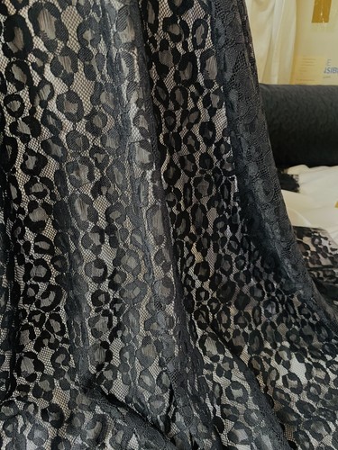 The metre black floral lace - the,