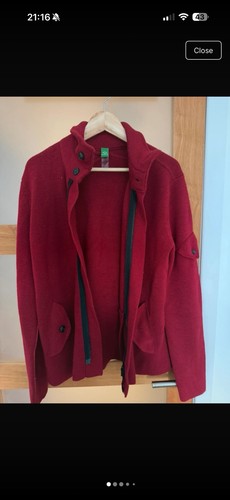 Strum thick red 100 merino - thick, 100%