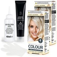 2pk Womens Light Blonde Hair