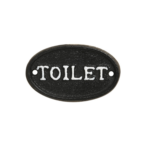 Metal sign door label toilet - sign,