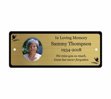 Memorial Bench Plaque