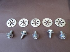 ALFA ROMEO ENGINE UNDERTRAY BONNET LINING INSULATION METAL WASHER CLIPS