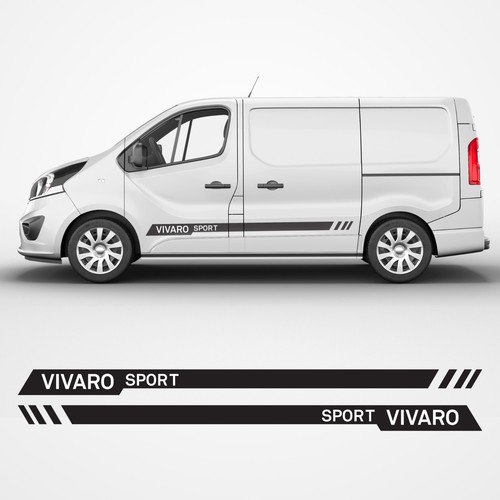 Stickers for vauxhall vivaro - for,