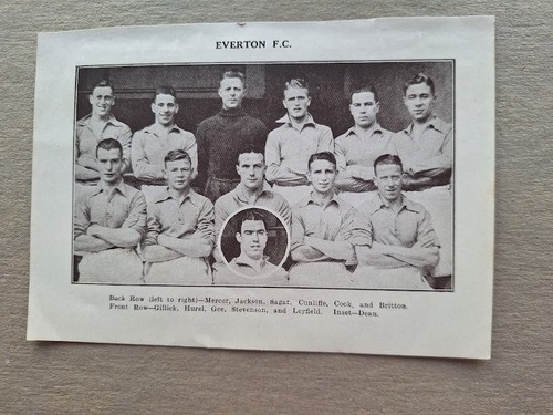 Everton 1937 incl dixie - (incl.,