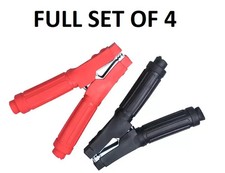 4 x 600 AMP JUMP LEAD CLAMPS