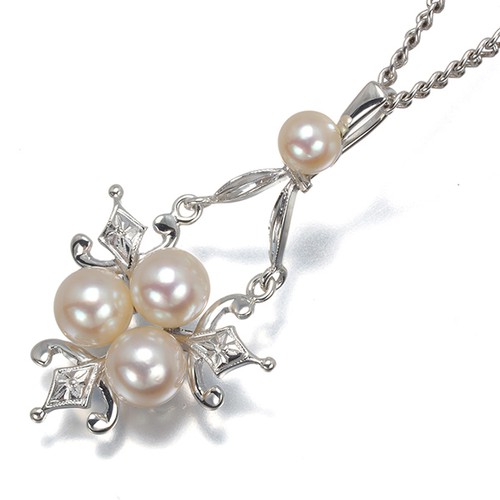 Auth mikimoto necklace akoya - necklace,