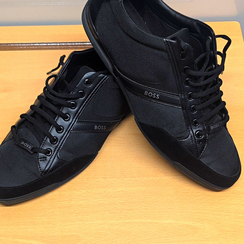 Boss black low top mesh - top,