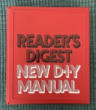 Readers Digest New DIY Manual Vintage 1987 First Edition In Red Binder