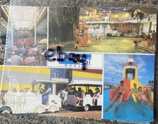 BUTLINS SKEGNESS FUNCOAST POSTCARD USED SHOWS MULTI VIEWS POOL TRAIN POOL BARETC