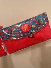 Chinese red fabric envelops - chinese,