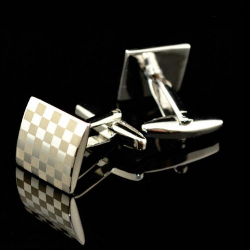 Men silver cufflinks gold - cufflinks,