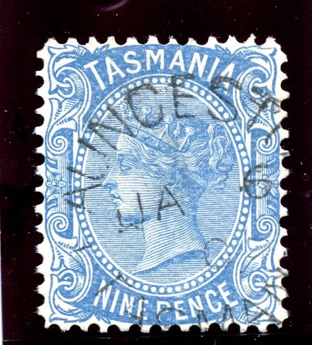 Tasmania 1903 blue wmk - 1903, (wmk