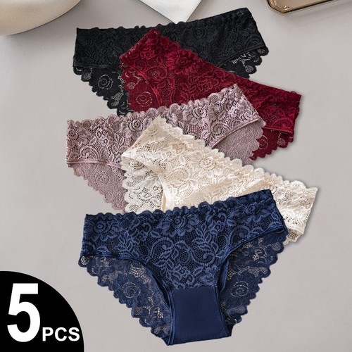 5pcs cotton panties women - cotton, women's