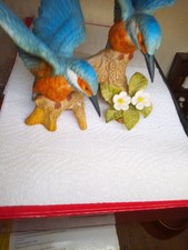 Fine Porcelain Kingfishers Leonardo Collection.