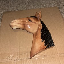 Bretby Pottery horse head wall