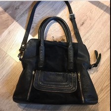 Topshop Black Leather Bag