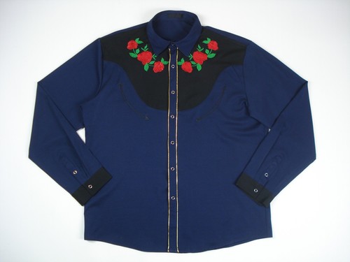 Western shirt embroidered - western,