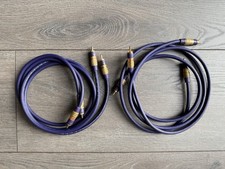 2 Pairs TARA Labs Prism 8 International RCA Interconnect Cables - 1 M Audiophile