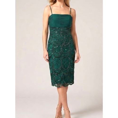 Nwt sue wong dress green - nwt,