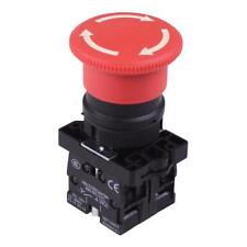 Red Emergency Stop 22mm Industrial Switch E-Stop 40mm Head NO/NC