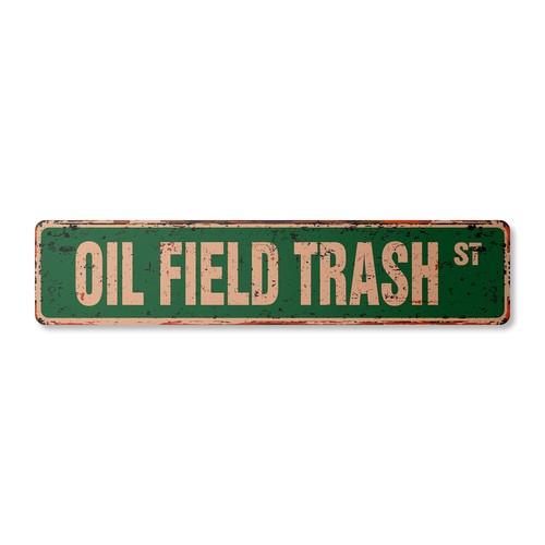 Oil field trash vintage street - field,