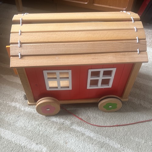 Goki wooden dolls house - dolls,