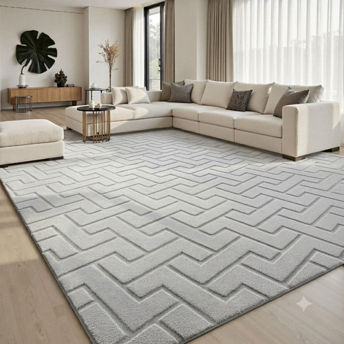 Large rugs living room - large, modern