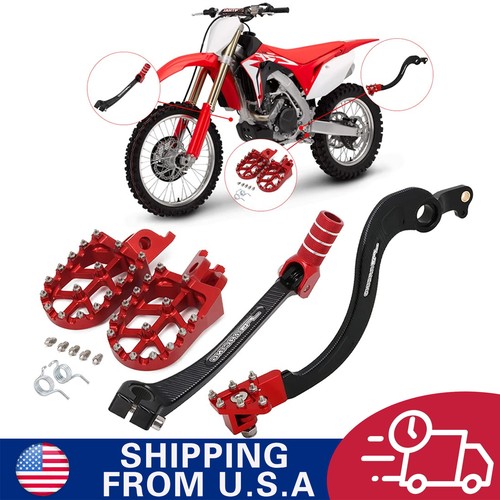 Motorcycle foot pegs - foot, rear