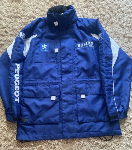 Vintage blue peugeot bozian - a,