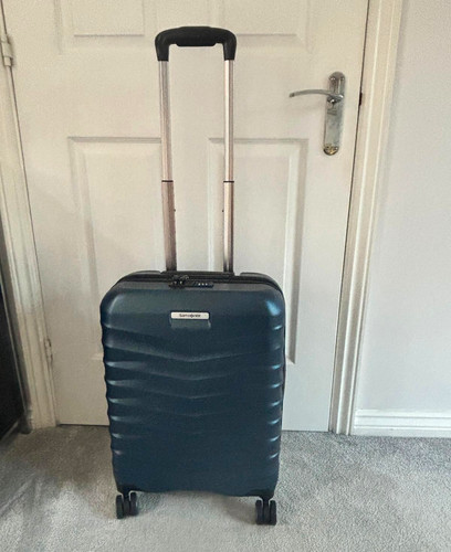 Samsonite blue hard small - samsonite,