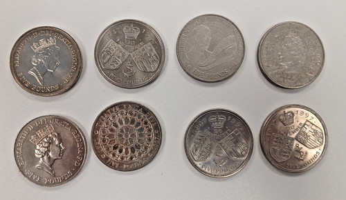 Collection 5 coins - x, £5