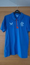 Glasgow Rangers Polo Shirt Medium Castore Rangers Ibrox Gers