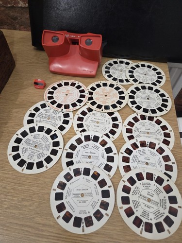 Vintage red view master - red, view-master