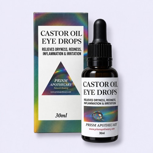 Castor oil eye - drops,