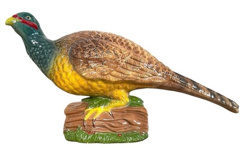 Pheasant figurine hand painted - pheasant,