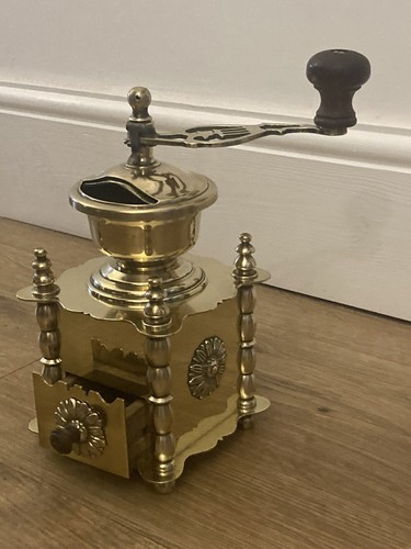 Brass antique italian coffee - brass,