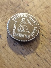 Vintage Original CND Tin Badge