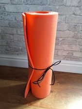 Orange Foam Lightweight Roll Up Sleeping Bag Ground Protector/Mat